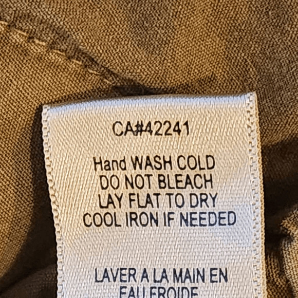 Young Fabulous and Broke Light Olive Green Raw Hem Distressed Shorts Small (4433 - Picture 4 of 5